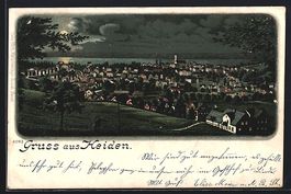 Litho Heiden, Totale von der Bergwiese a