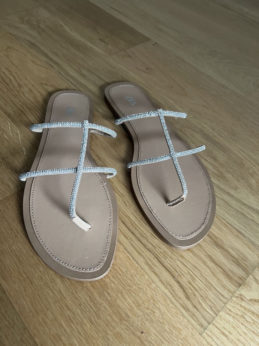 Scarpe da donna: Zara Strasssandalen – Nuovo (secondo la descrizione) da Ebikon venduto da her_82yr 2