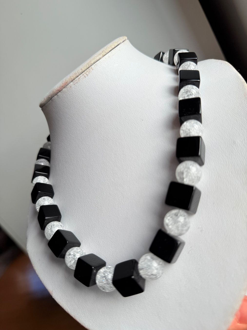 Onyx Catenine: Bergkristall, Onyx Halskette NEU – Nuovo e nell'imballaggio originale da Basel venduto da Chili007 6