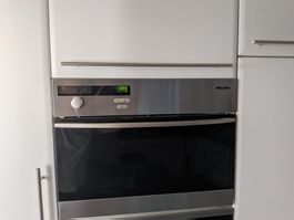 Einbau Dampfgarer Miele DG 155-2 Chromstahl neuwertig
