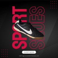 Hallenschuhe Nike Tiempo schwarz Grösse 38 leicht geb...