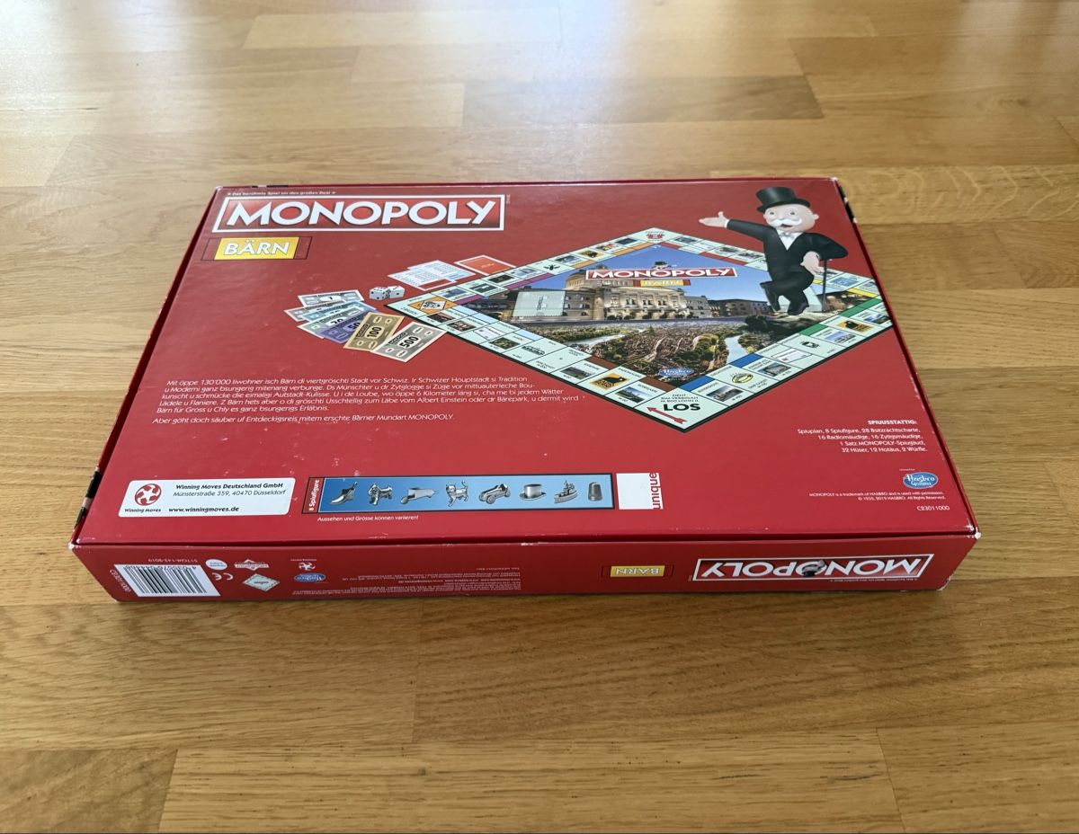 Hasbro Jeux: Monopoly Bärn / Bern – D'occasion à Bern par LM08 4