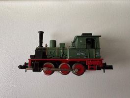 Dampflok T3 mit 2 Personenwagen, Analog , Minitrix
