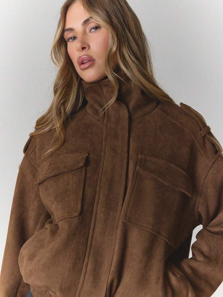 Giacche: Veste en simili daim – Nuovo e nell'imballaggio originale da Genève venduto da Annilu 1