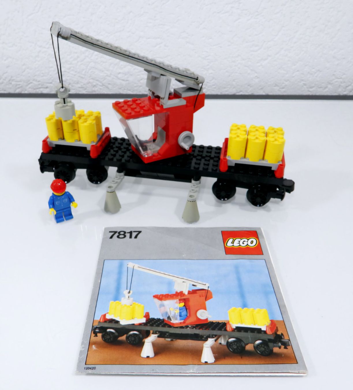 Lego Kit di costruzioni: LEGO 12 VOLT EISENBAHN 7817 KRAN WAGON – Usato da Turbenthal venduto da Ddanuh 1