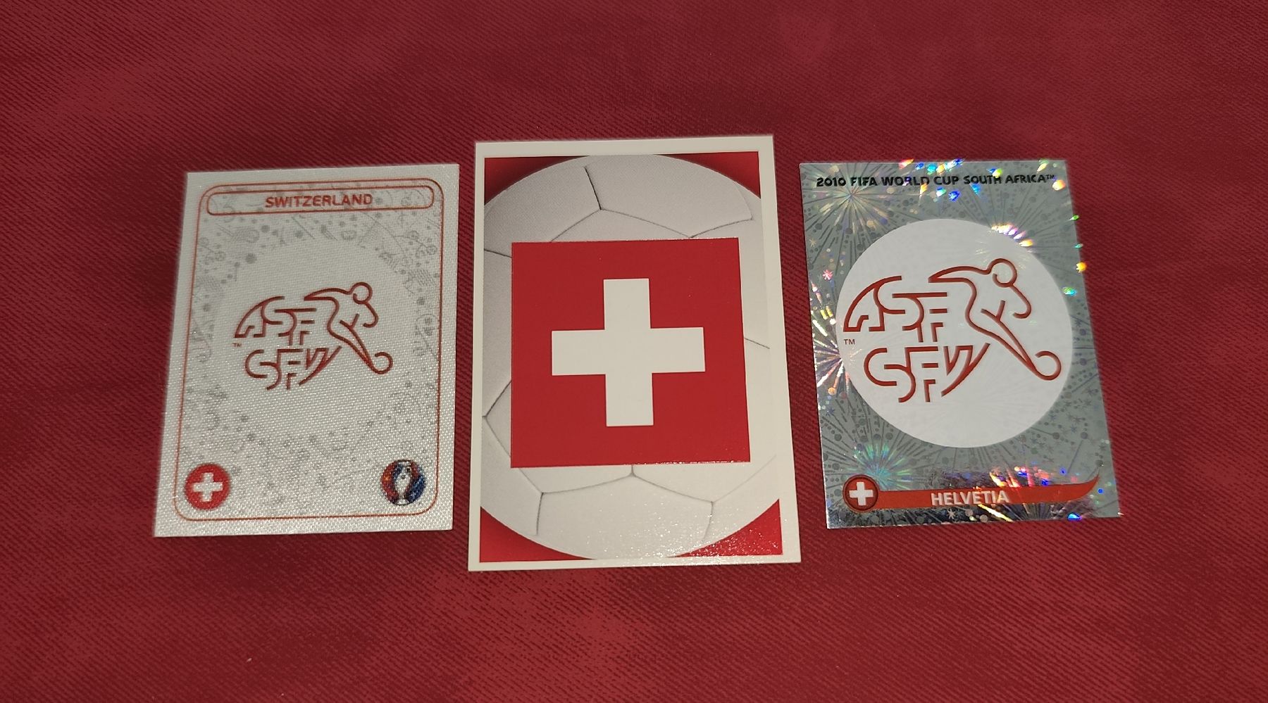 Panini Carte collezionabili: 3x Schweiz Wappen Panini 2010-2016 – Usato da Ostermundigen venduto da DaCards