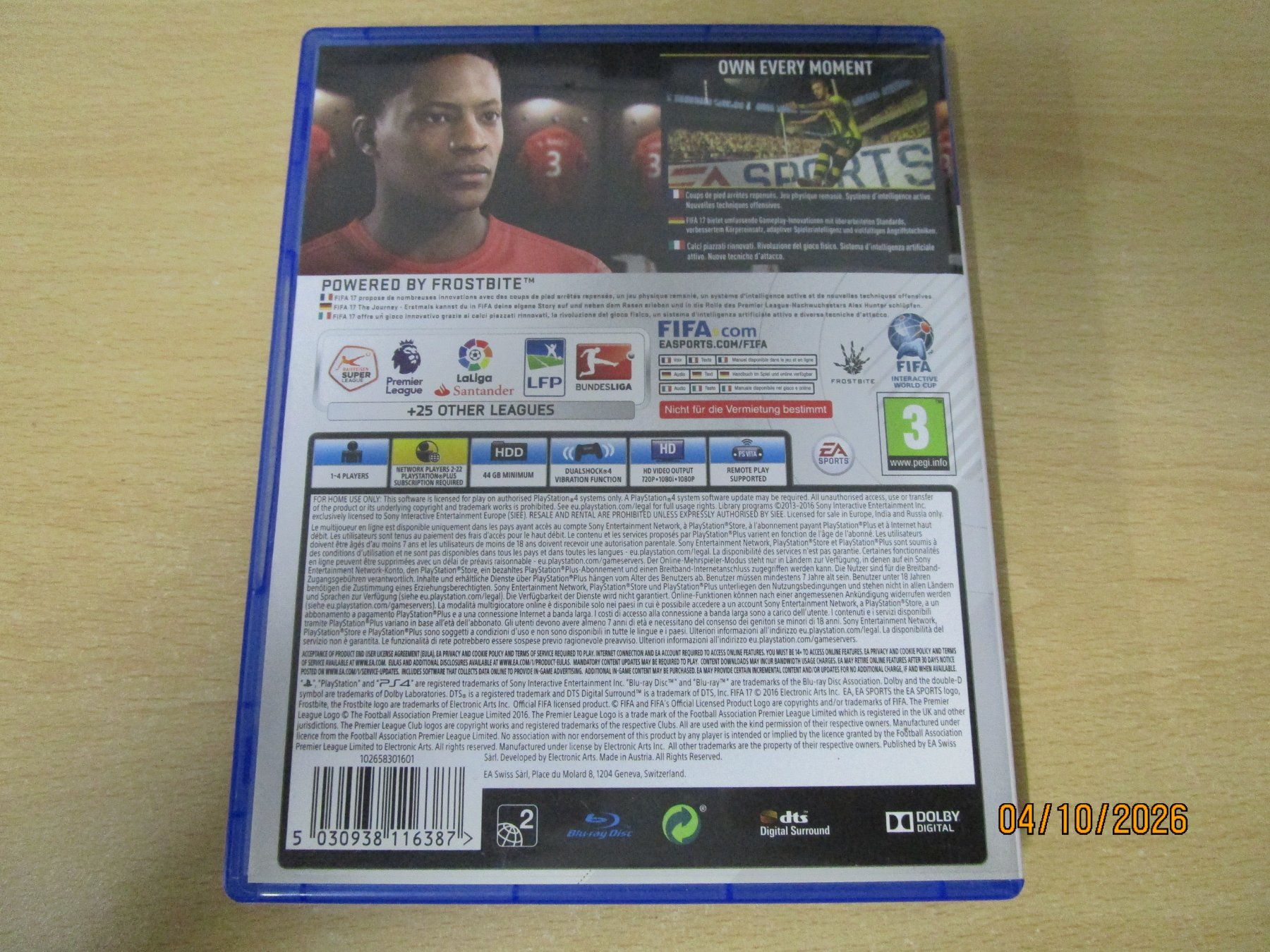 Sony Spiele: FIFA 17 Playstation 4 PS4 – Gebraucht aus Goldau von agestuffer 1