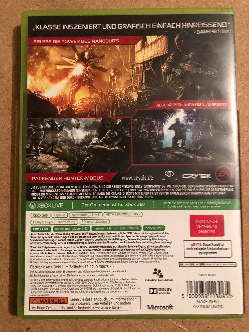 Spiele: Crysis 3 für Xbox 360 – Gebraucht aus Kestenholz von Mad18 1