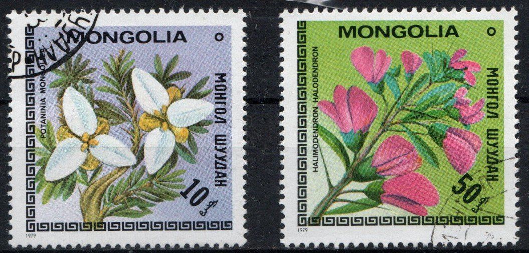 Alle Briefmarken: 2 Timbres Mongolie 1979, Collection, Obl. – Gebraucht aus Blonay von Leglaude_01