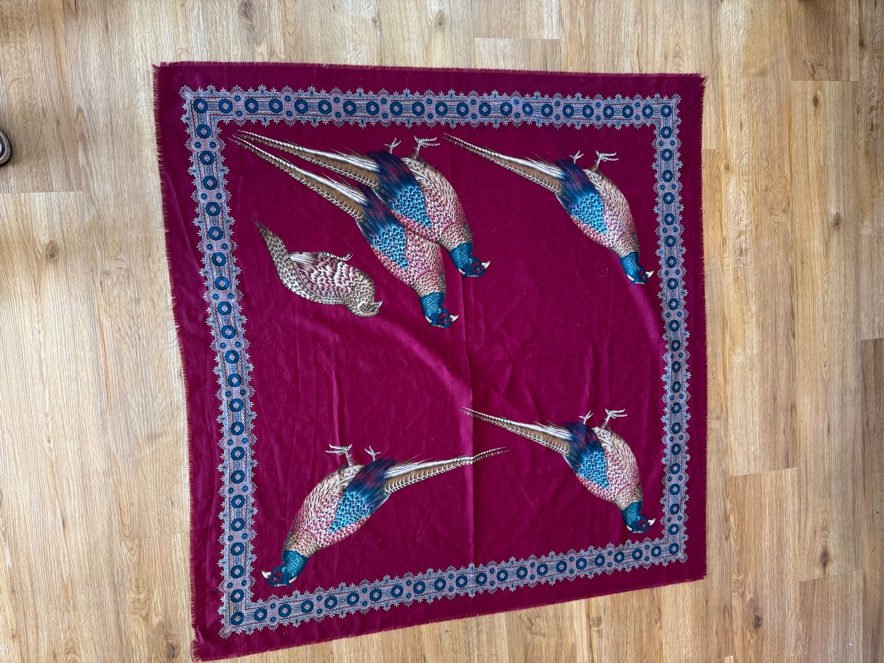 Foulard & Sciarpe: Woll-Mix Schal, blau/violett, – Usato da Bubikon venduto da hachia888 4