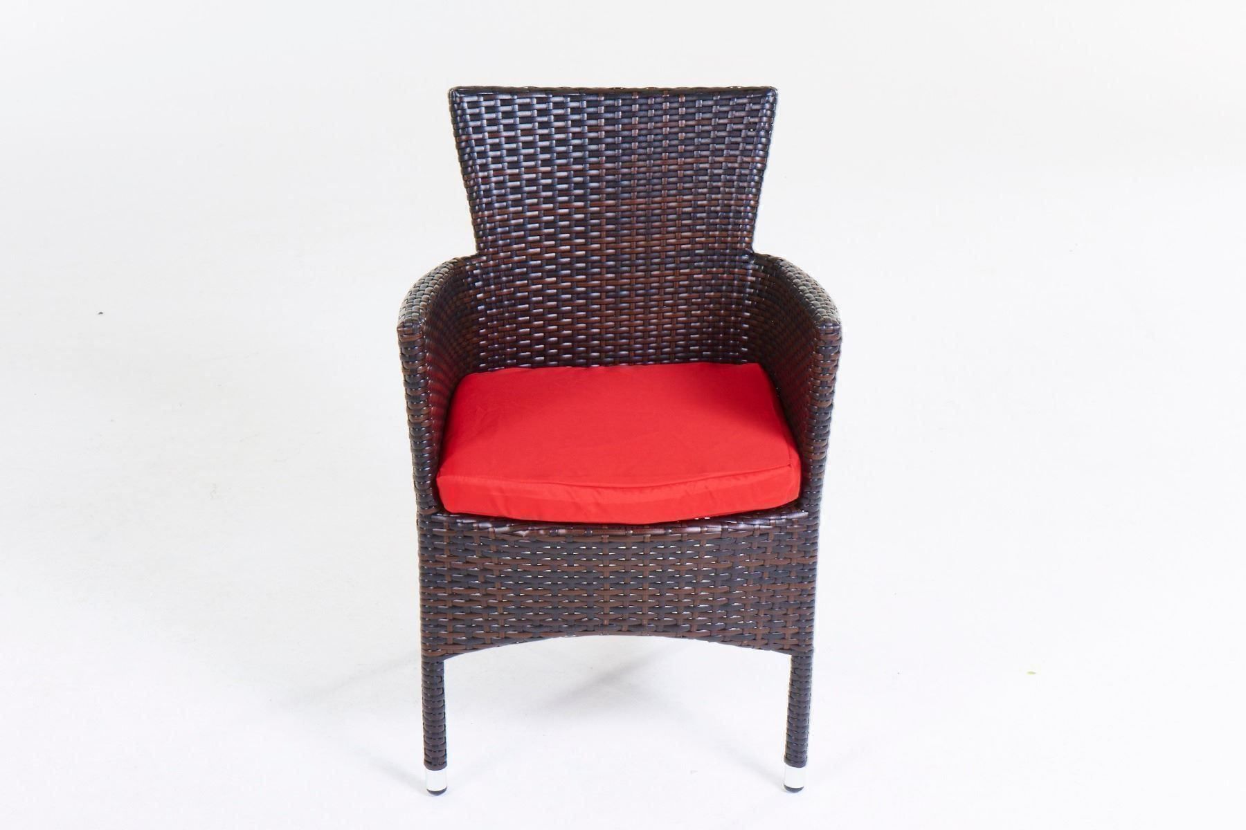 Tavoli: Gartentisch aus Rattan braun & 8 Stühle – Nuovo e nell'imballaggio originale da Bern venduto da rattan-lounge 5