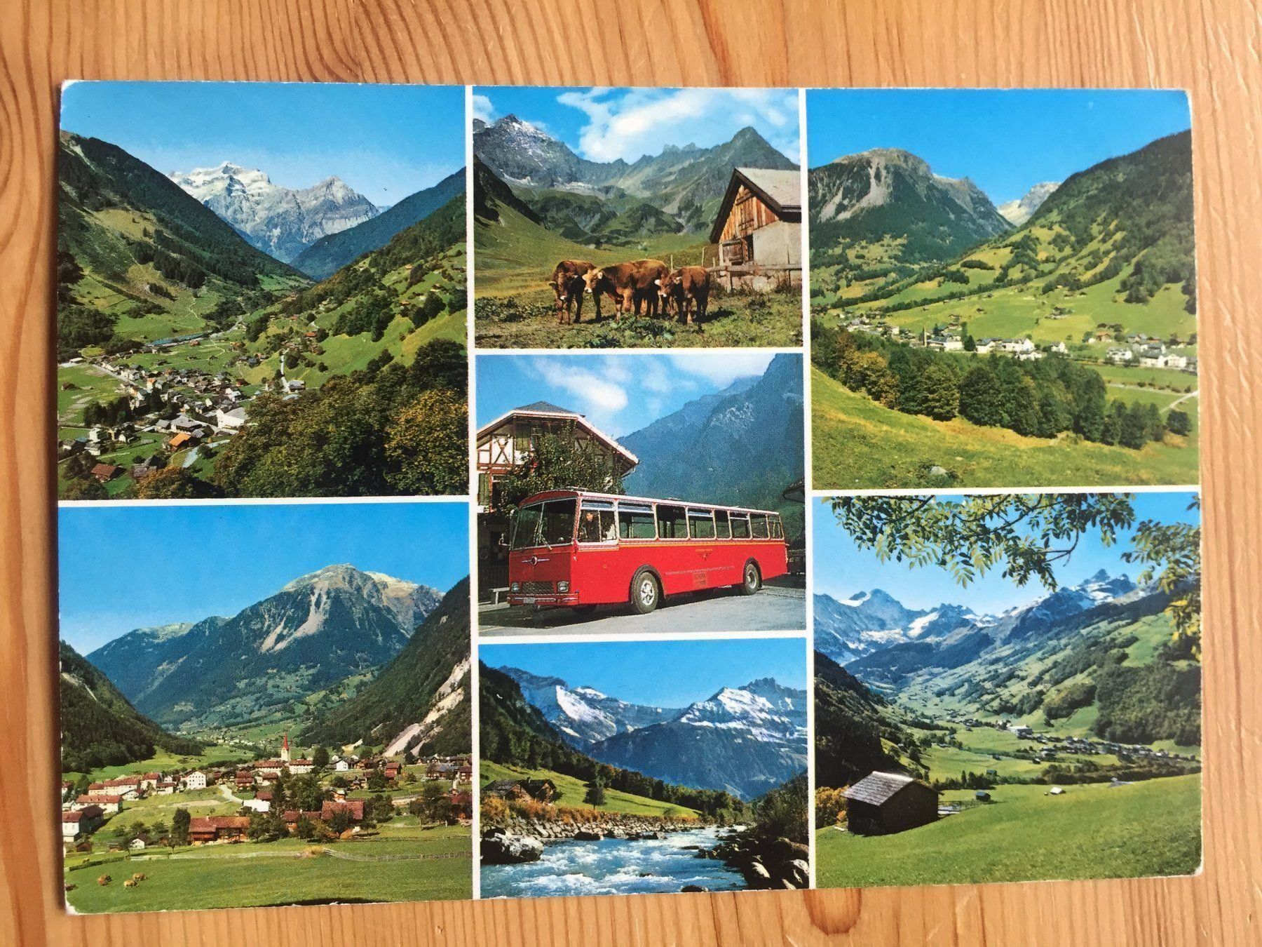 Cartoline postali: Elm - 2 AK ab 1968 – Usato da Oberuzwil venduto da Henri09