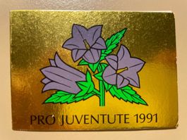 Pro Juventute Briefmarkenheft 1991  1.Tag