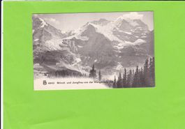 Mönch und Jungfrau von der Wengneralp aus