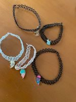 Mädchen Kinder 5 elastische Halsketten