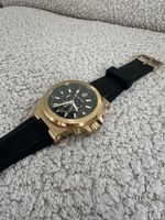 Michael Kors Uhr goldfarben schwarzes Armband