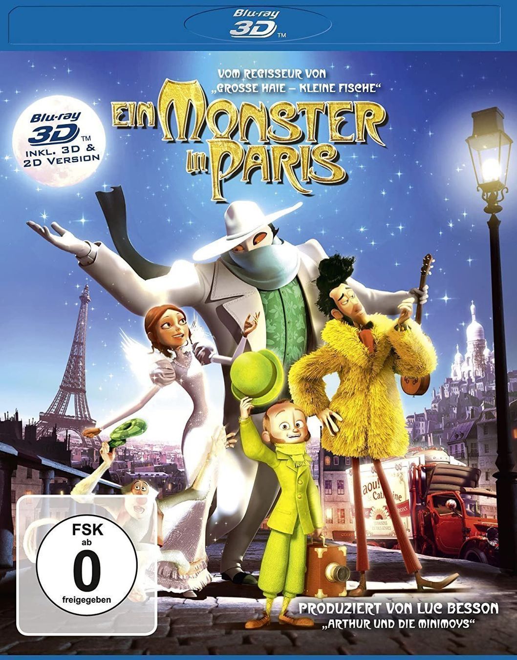 Tutti i DVDs: Ein Monster in Paris [Blu-ray 3D] – Nuovo e nell'imballaggio originale da Eschen venduto da 33shaggy33