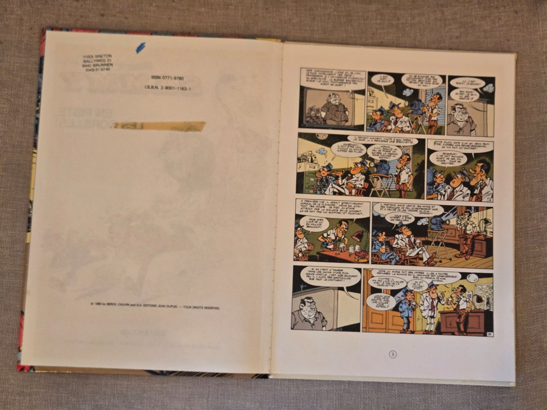 Comics: Sammy N°19 - En piste, les Gorilles - EO coté – Gebraucht aus Crémines von Blakedrake 4