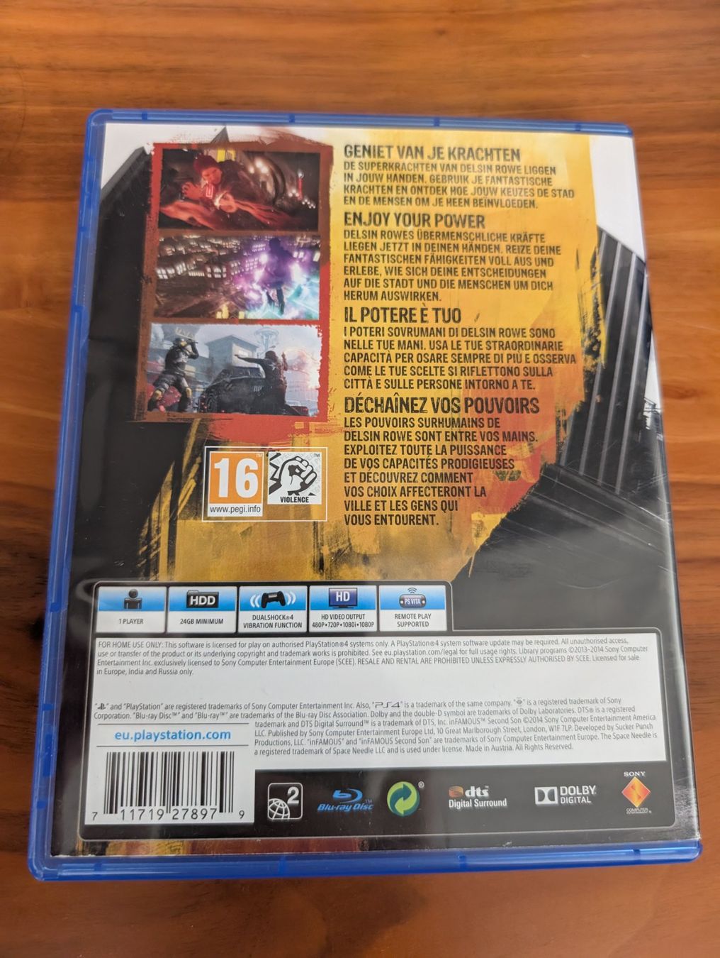 Sony Giochi: InFamous Second Son - Playstation 4 PS4 Game – Usato da Hünenberg See venduto da SpecialEditionGaming 1