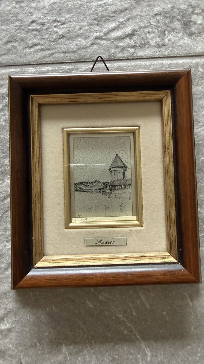 Grafica & Litografie: Luzern, Xylographie – Usato da Münchenstein venduto da Schi.77