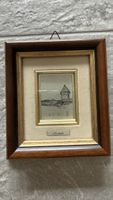Italsilver Xilografia Luzern, seltene Grafik im Rahmen