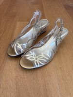 AZURÉE Schuhe transparent gold neuwertig