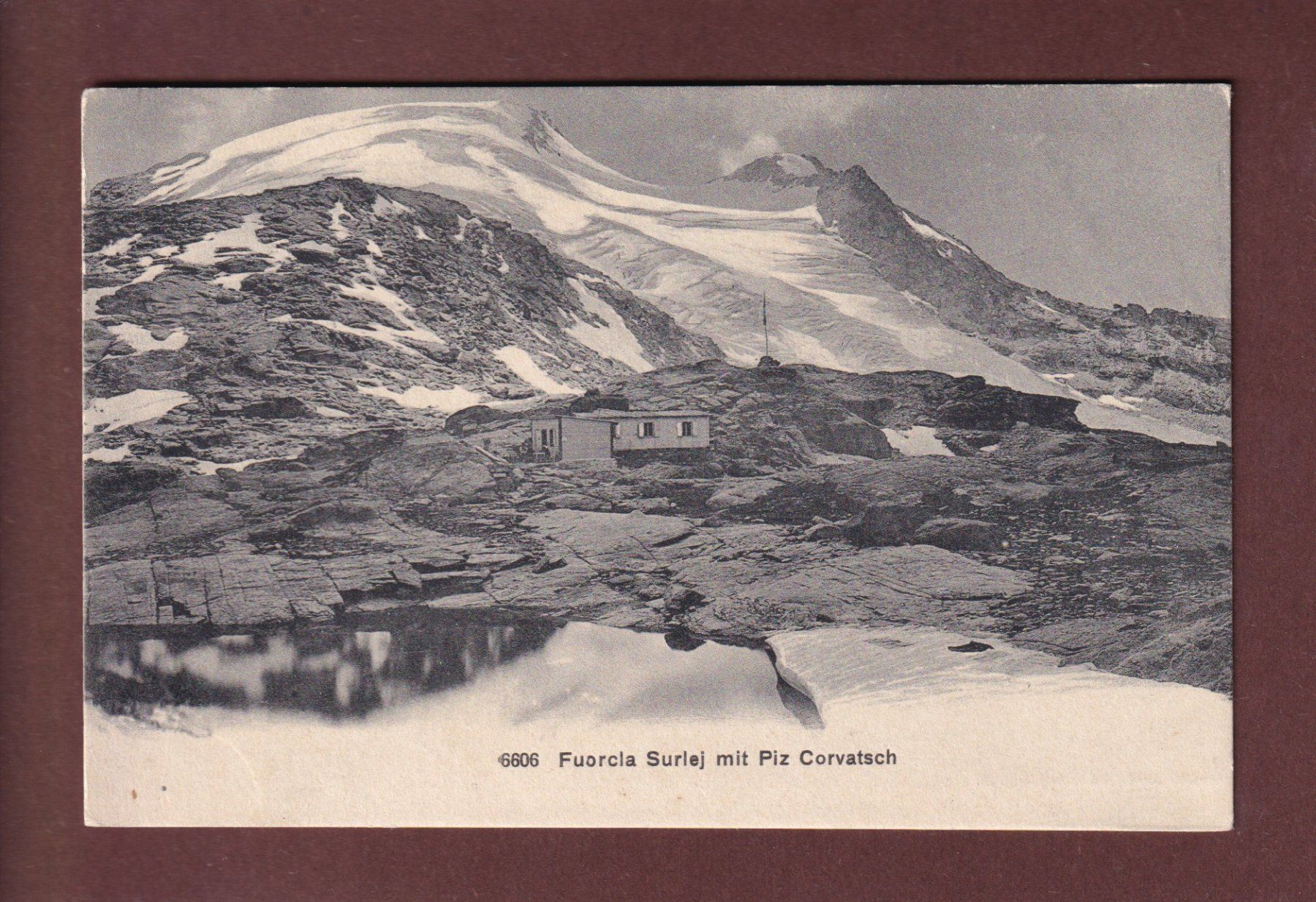 Cartoline postali: FUORCLA SURLEY - Piz Corvatsch – Usato da Pully venduto da nicecards-shop