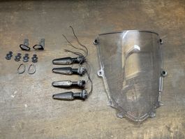 Yamaha YZF-R7 2023 Orginalteile (Windschild + Blinker)