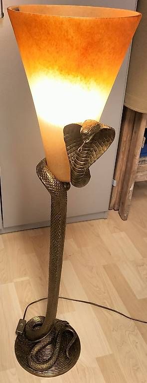Lampade: Kobra Bronzelampe – Usato da Steinach venduto da Tsgweh 8