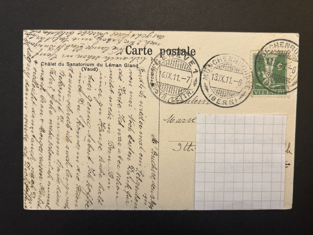 Cartoline postali: Léman Gland Senatorium – Usato da Fanas venduto da Alessio11 1