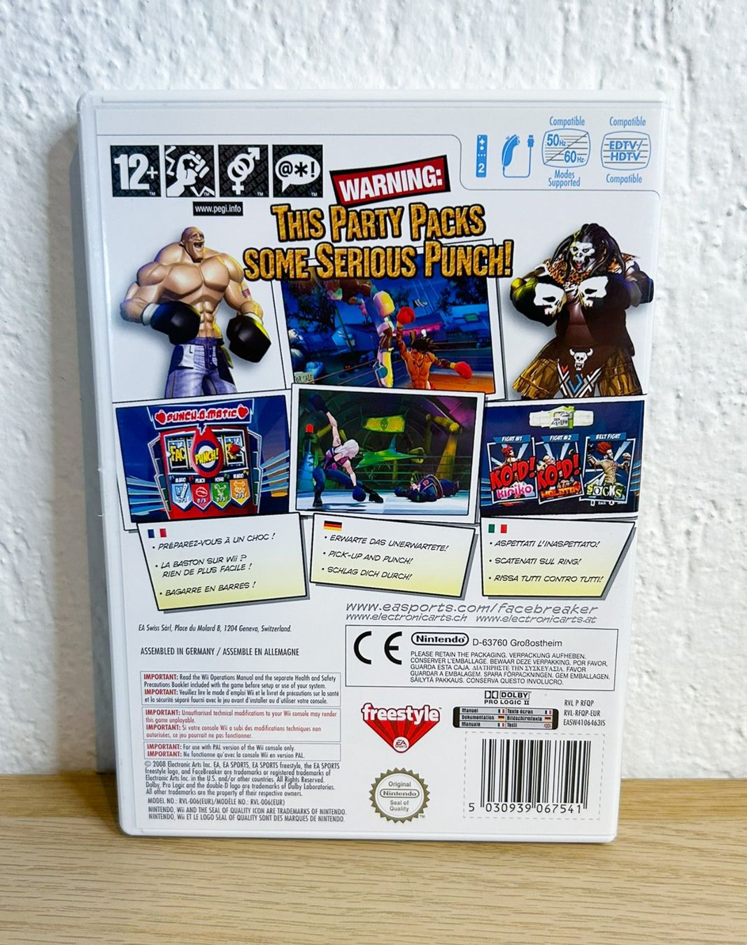 Nintendo Giochi: FaceBreaker K.O. Party Nintendo Wii – Usato da St. Gallen venduto da bubblybee 1