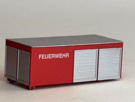 VE1- Preiser/Herpa ?  Koffer Feuerwehr Absetzcontainer