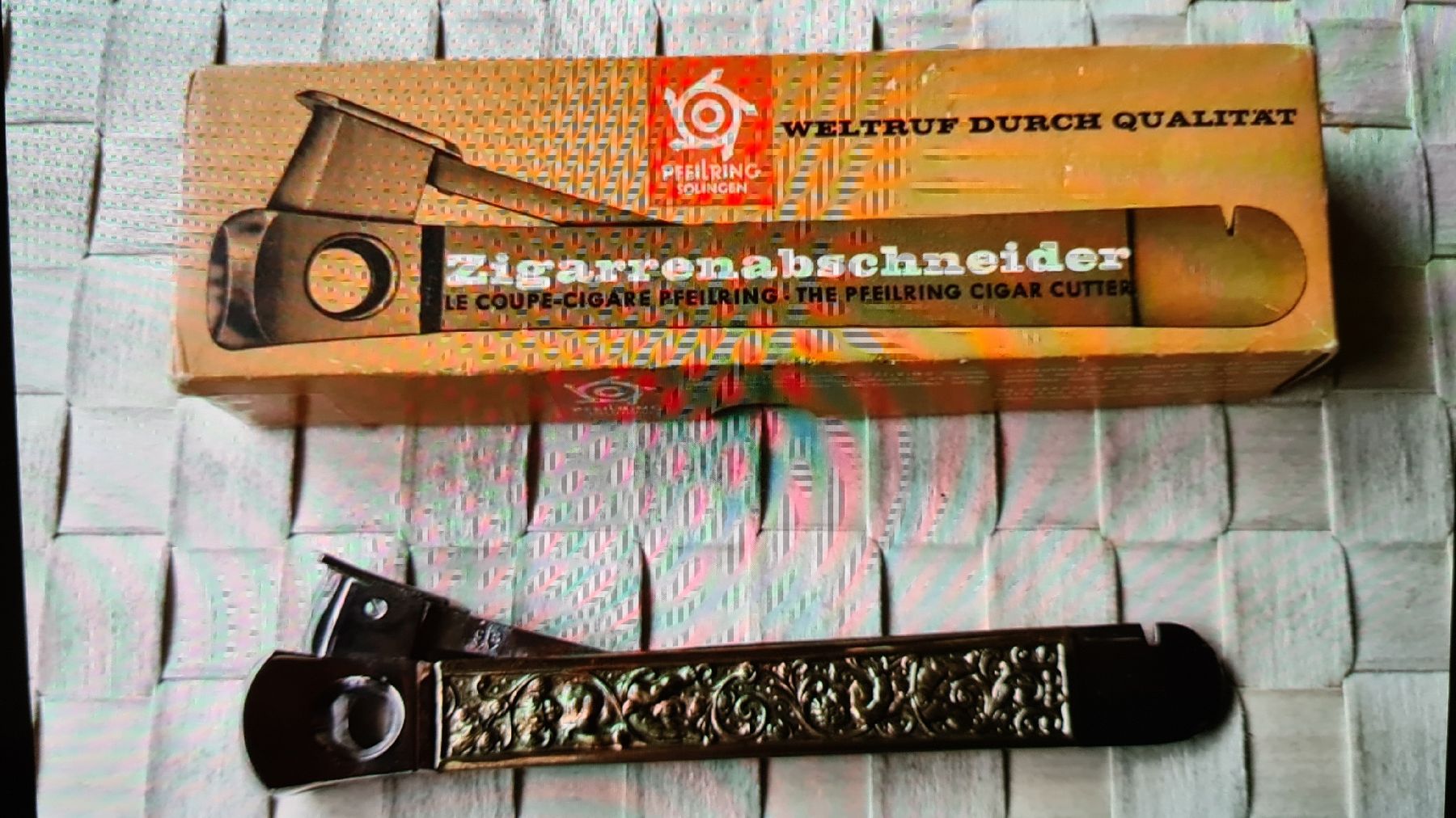 Sigari: Pfeilring Solingen Zigarrenabschneider – Usato da Lachen SZ venduto da Mira20