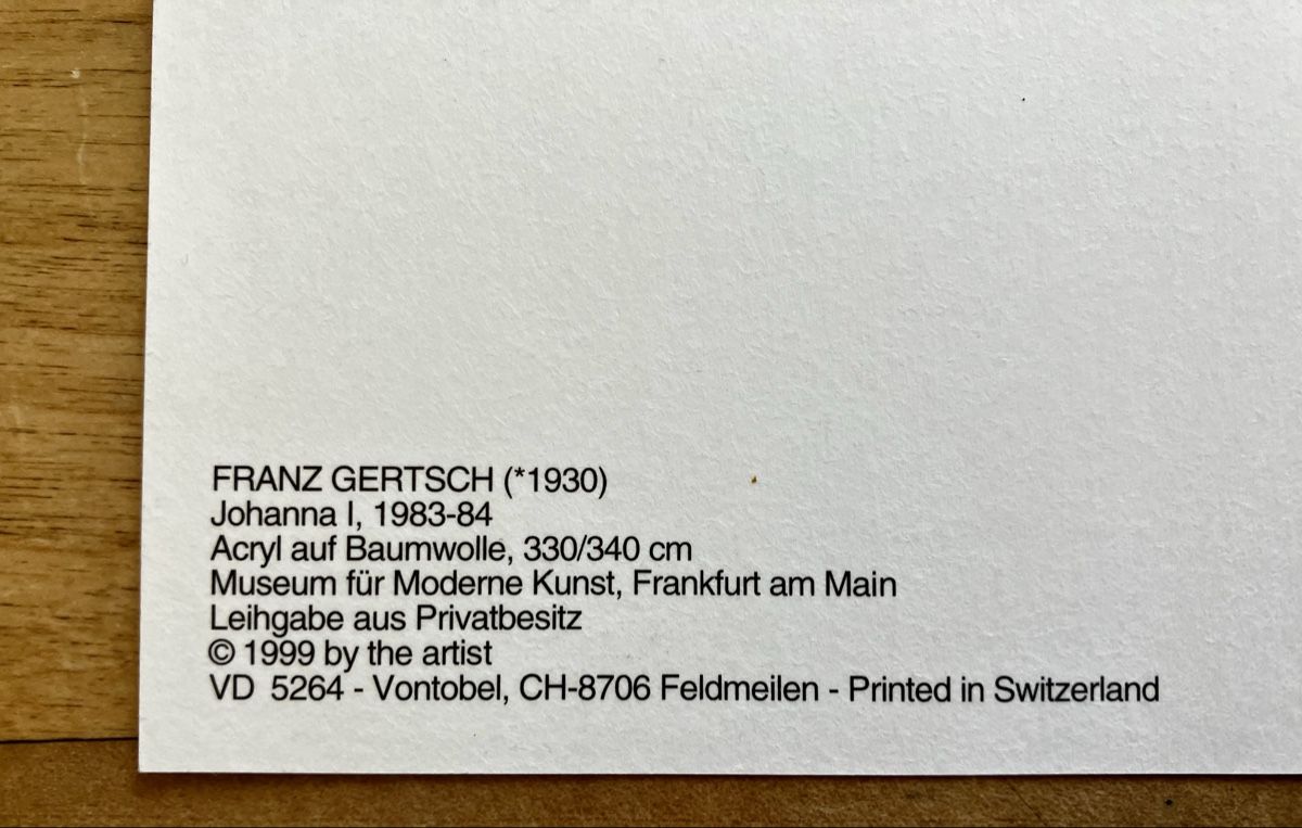 Cartes postales: AK Franz Gertsch – Neuf (Voir description) à Buchs AG par Allerleis 1