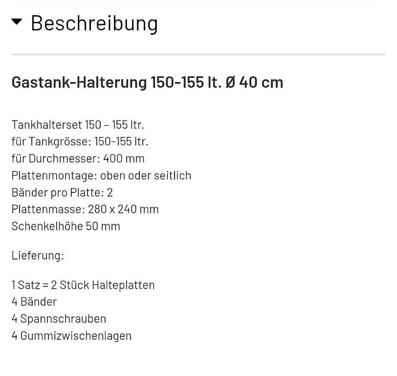 Fixations: Gastankhalterung – D'occasion à Filzbach par ram_qbc6 1