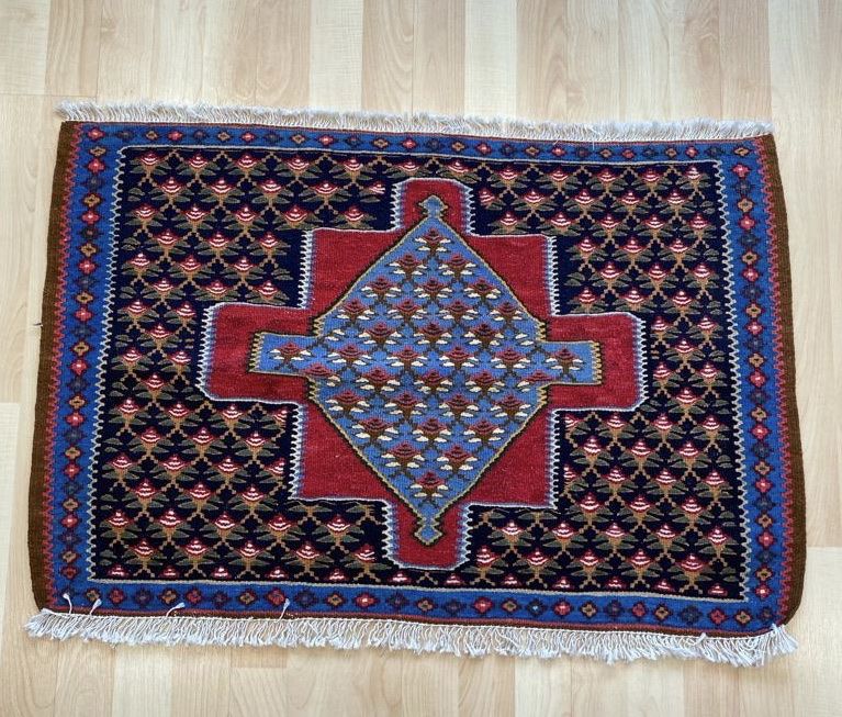 Kelim Tappeti: Wunderschöner Teppich Kelim 88x55.cm – Nuovo (secondo la descrizione) da Sempach venduto da Star7