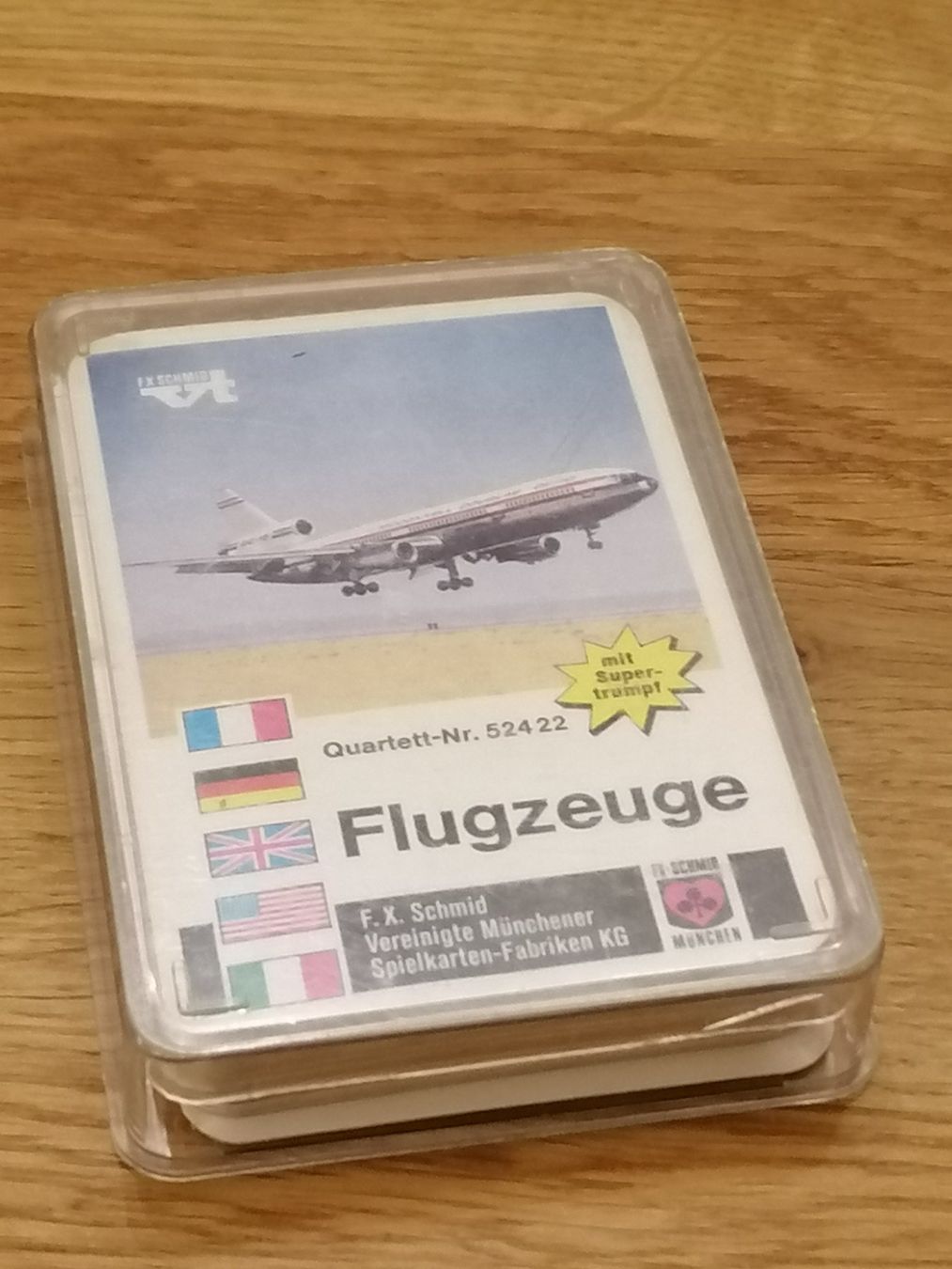 Giochi: F.X. Schmid Flugzeug Quartett – Usato da Basel venduto da vintagecollector