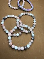 NEU Armband Set 5 Stck. diverse Perlen gemischt
