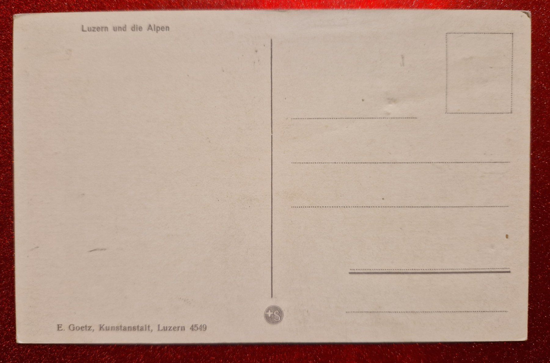 Cartoline postali: Luzern und die Alpen top – Nuovo (secondo la descrizione) da Melchnau venduto da Arthurius 1