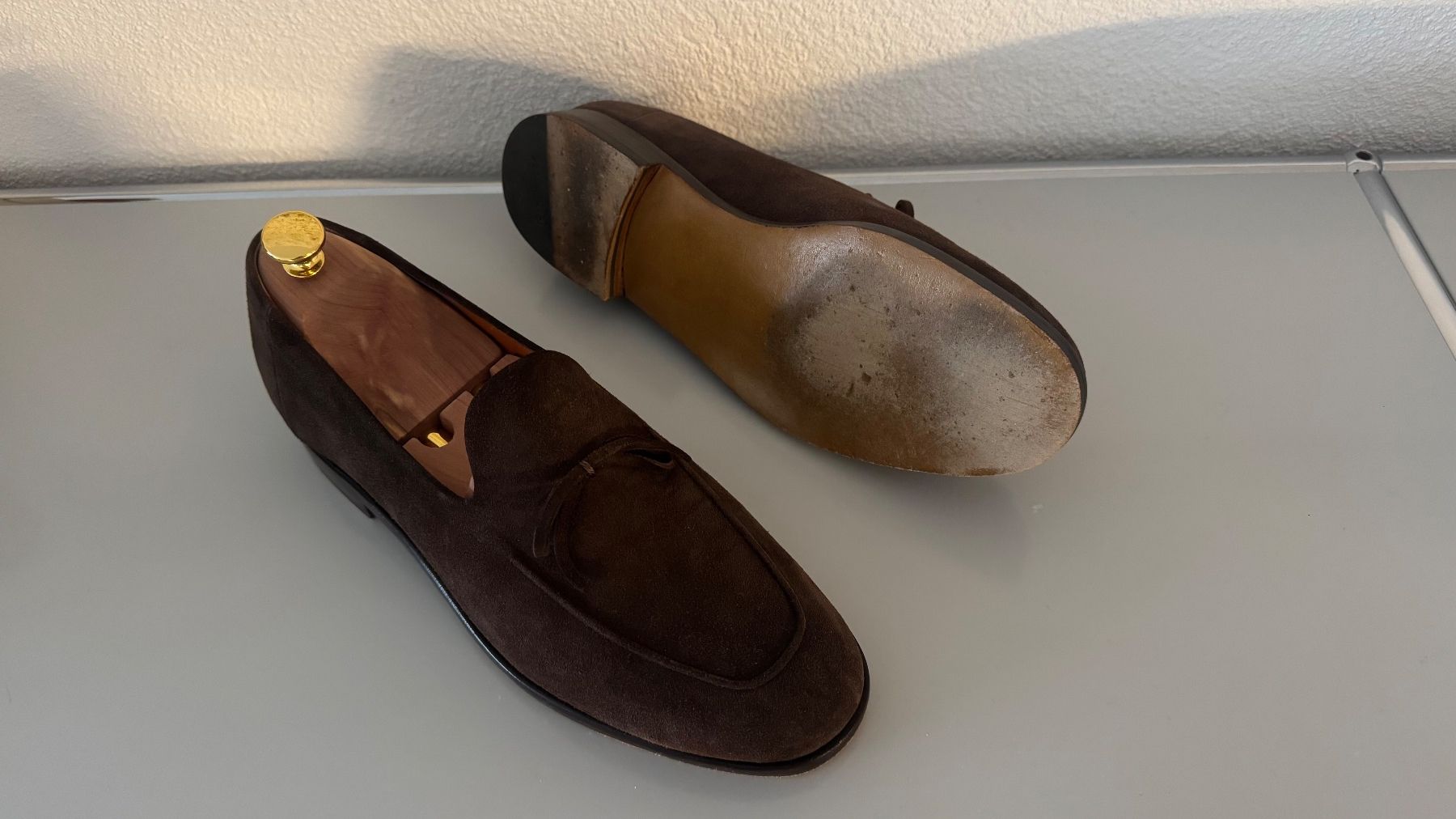 Santoni Chaussures hommes: Santoni Loafers braun, Grösse 8.5 – D'occasion à Winterthur par Louvre91 1