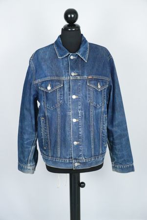 Vintage Rifle Heritage Dark Blue Denim Jacket – Size M