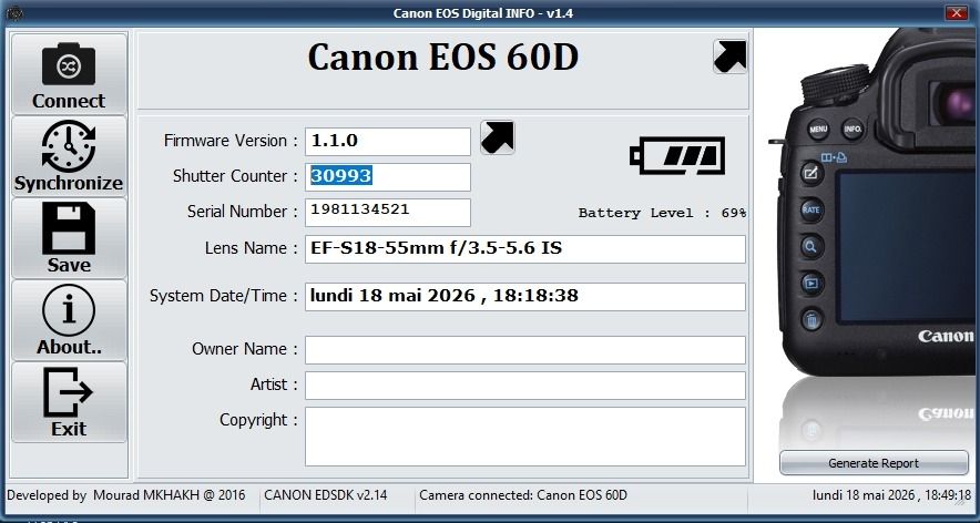 Canon Appareil photo: Canon 60D défiltré astro – D'occasion à Les Hauts-Geneveys par dayt18 3