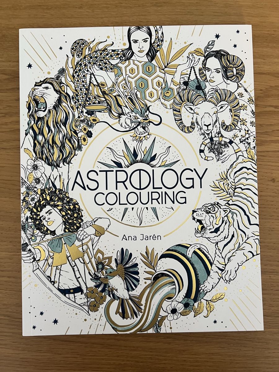 Libri: Malbuch - Astrology Colouring - Ana Jarén – Usato da Winterthur venduto da Wikingerlady