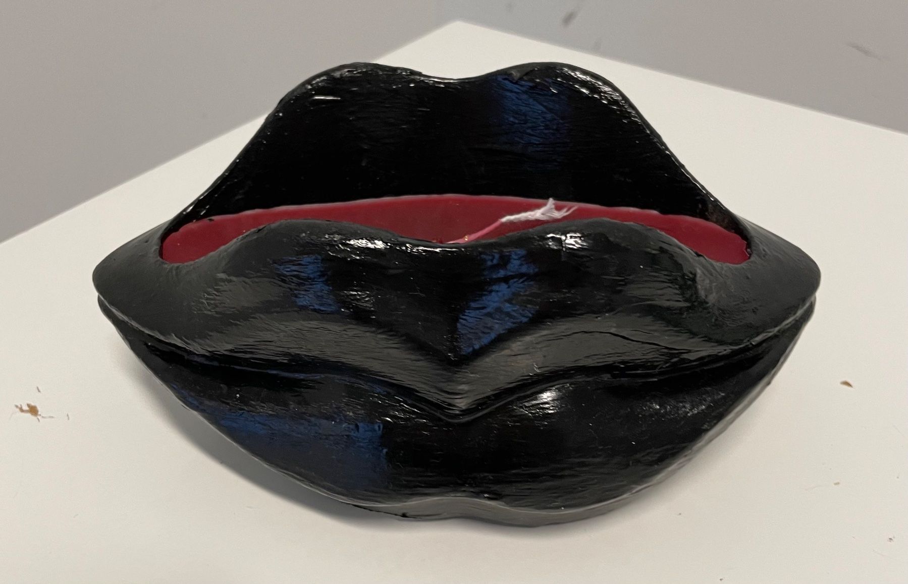 Kerzen: Vase- Kerze Lippe Schwarz Dekoration – Neu und originalverpackt aus Au ZH von Jaggy4 2