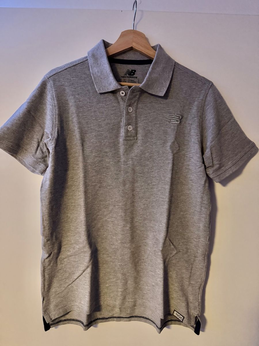 Magliette Polo: Polo New Balance gris, taille M – Usato da Boudry venduto da LuigiLoot 1