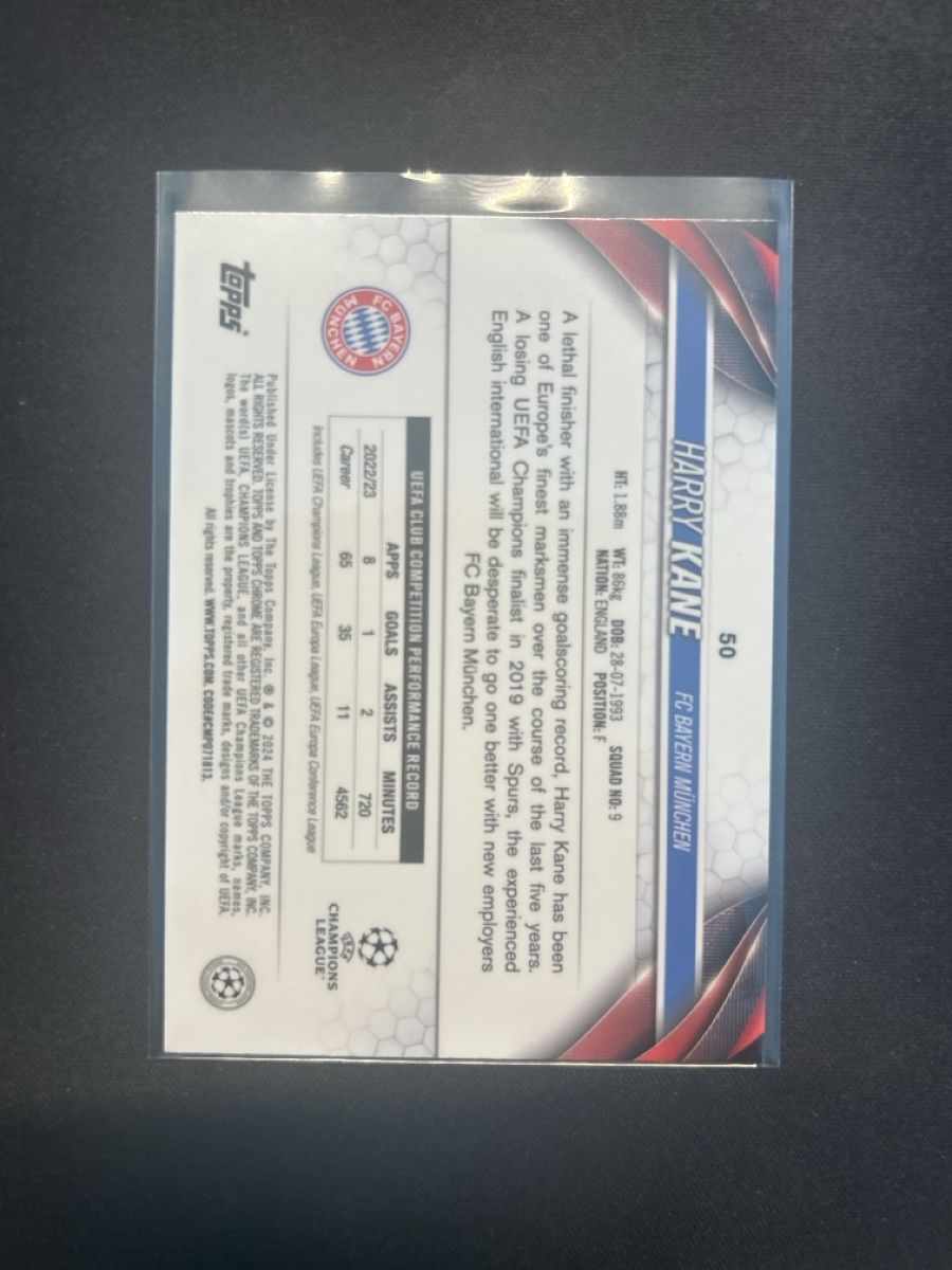 Topps Sammelbilder & Trading cards: Topps chrome ucc Harry Kane /225 green raywave  – Gebraucht aus Greppen von hcv_cc2r 1