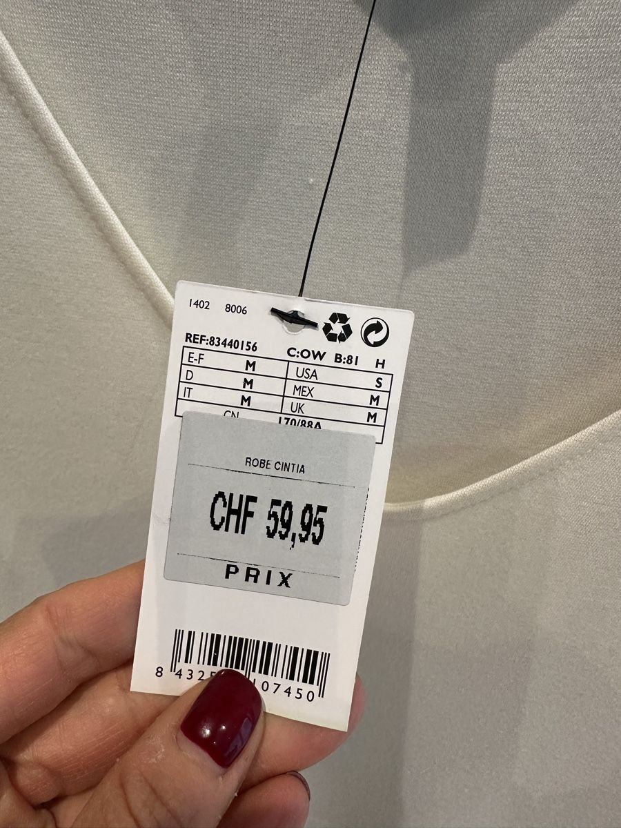 Mango Vestiti: MANGO neues écru Kleid Gr. M – Nuovo e nell'imballaggio originale da Zug venduto da kow_6xr6 3