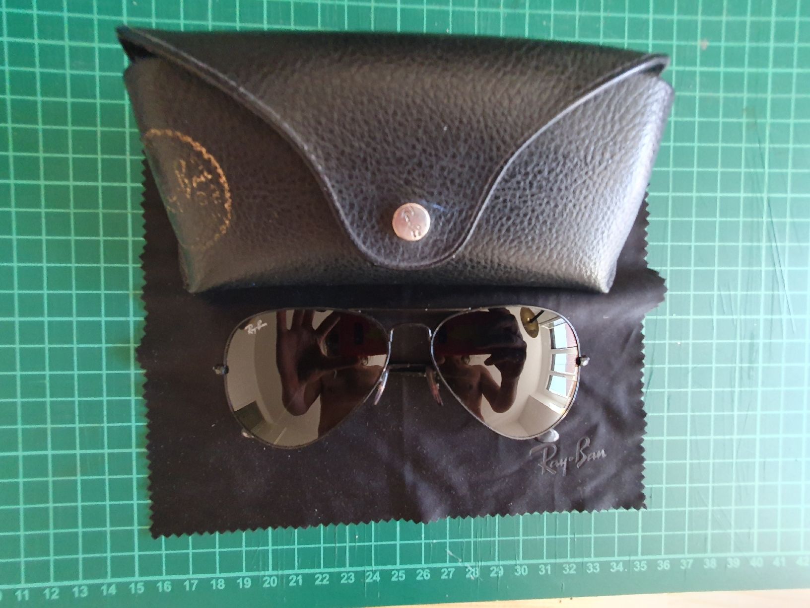 Ray-Ban Brillen & Gläser: Lunettes de Soleil Ray-Ban Aviator Noir – Gebraucht aus La Chaux-de-Fonds von D_E_01 2