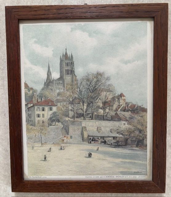 Poster & Bilder: altes Lausanne Bild – Gebraucht aus Binningen von orol