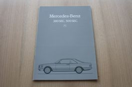Mercedes 380 SEC/500 SEC Prospekt 12/1981